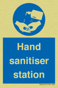 Hand sanitiser station